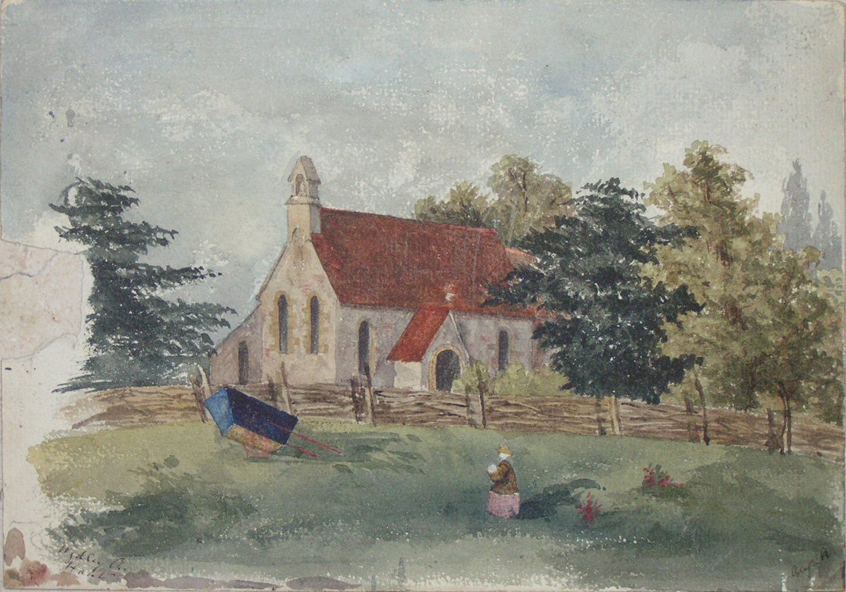 Watercolour - Widley Church
